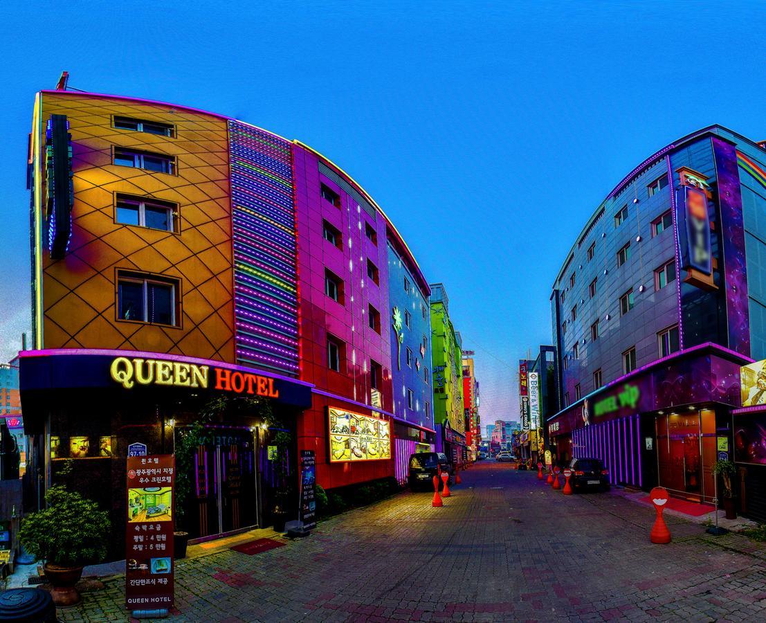 Gwangju Metropolitan City Gwangju Queen Hotel מראה חיצוני תמונה